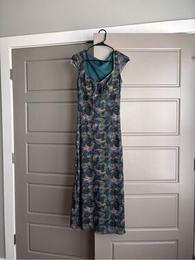 Princess Polly Teal Paisley Midi Dress
